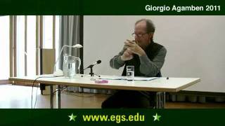 Giorgio Agamben Will Responsibility and the Free Subject 2011 [upl. by Gratt22]