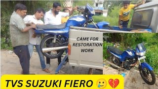 TVS Suzuki Fierosubscribe modzgarage21 bikevideoyoutubemodificationrepairrestoration [upl. by Ottavia433]