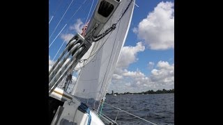 Rondje zeilen op de Westeinder  Hurley 800 quotArionquot met Jan de Zeeman [upl. by Naeroled11]