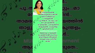 Maliniyude theerangalSujatha MohanMG Sreekumarmalayalam songlyrics sujatha [upl. by Adnilg]