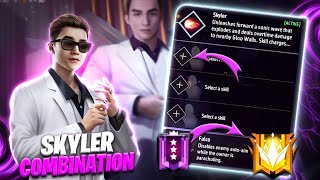 NEW SEASON SKYLER CHARACTER COMBINATION  BR RANK BEST CHARACTER COMBINATION MONUKING73 [upl. by Xet949]