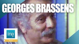 1972  Georges Brassens quotJaime plaisanter avec la mortquot  Archive INA [upl. by Lienhard]