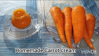 Homemade Carrot Cream AntiAging Cream Remove Pimples Darkspots Acne Scars and Pigmentation [upl. by Lurleen]