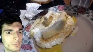 Ice Poseidon cooking Fried EggBanana Sandwich VOD 29112016 [upl. by Artamas602]