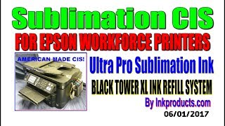 Best Sublimation CISS For Epson WF3640 WF3620  Built In The USA [upl. by Itraa501]