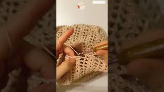 crochet uncinetto tutorial handmade knitting knit [upl. by Otter]