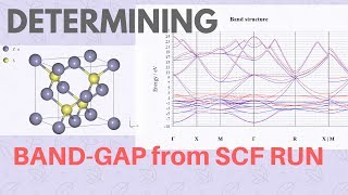 Calculate the BANDGAP from SCF calculation  QUANTUM ESPRESSO Tutorial [upl. by Abernon]