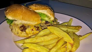 Ultimate Juicy Beef Burgers with Fusion Sauce by Sammy  beef burgers at home [upl. by Laeno]