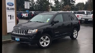 2013 Jeep Compass North W CD Roof Rails AWD Review Island Ford [upl. by Einberger]