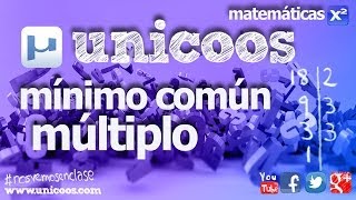 MCM Minimo comun multiplo sin descomposicion factorial SECUNDARIA 1ºESO matematicas [upl. by Einegue632]