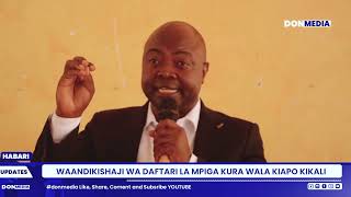 WAANDIKISHAJI WA DAFTARI LA MPIGA KURA WALA KIAPO KIKALI [upl. by Doelling]