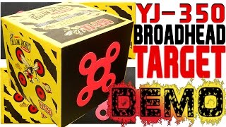 Yellow Jacket YJ350 Broadhead Foam Archery Target by Morrell [upl. by Klemm]