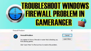 Fix Firewal problem in Gameranger  Windows 710 and more [upl. by Mariellen394]