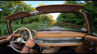 1961 Mercedes Benz 300SL Roadster test drive [upl. by Silvester]