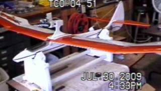 RC MODEL Bird of Time Sailplane Glider ARF by Dynaflite AIRCRAFT Roy Dawson video [upl. by Kamin860]