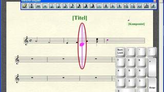 Einfache Noteneingabe  Finale 2010 Tutorial [upl. by Darya]