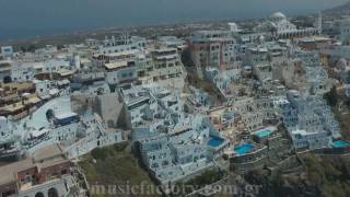 PANORAMA HOTEL SANTORINI AERIAL VIDEO [upl. by Ahsikin788]