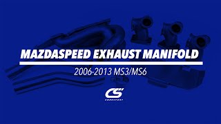 CorkSport Modular Exhaust Manifold for Mazdaspeed 3 amp Mazdaspeed 6 [upl. by Haodnanehs]