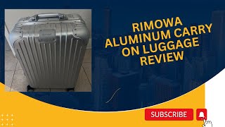 Rimowa Aluminum Carry On luggage [upl. by Leahcimsemaj395]