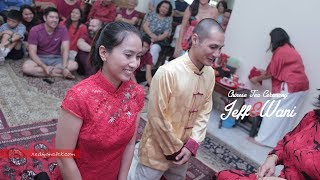 Malay Chinese Wedding  Tea Ceremony of Jeff amp Wani  Kampung Tunku Petaling Jaya [upl. by Haldi]