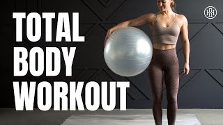 Total Body Stability Ball Workout [upl. by Ignatia23]