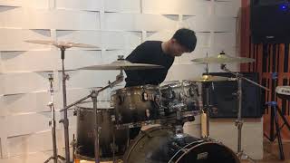 Andra and the backbone  TERDALAM drum cover [upl. by Snevets]