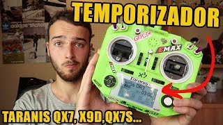 ¿CÓMO PONER UN TEMPORIZADOR EN NUESTRA TARANIS QX7  X9D  TUTORIAL 😍 [upl. by Hanikehs]