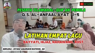 Empat Lagu untuk quotTilawah AlQuranquot Pemula quotSURAH AL ANFAAL  1  5 [upl. by Alyahc549]