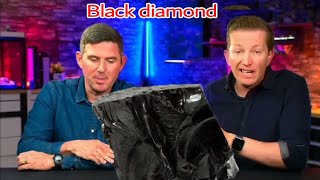 Locations of raw black diamonds in carbonado [upl. by Ytsur]