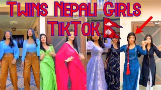 Nepali twins girl Tiktok video tiktok nepal  Nepali 2022 tiktok  New Nepali Tik Tok [upl. by Eimas7]