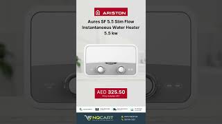 Ariston Aures SF 5 5 Slim Flow Instantaneous Water Heater 5 5 kw White [upl. by Etnoled689]