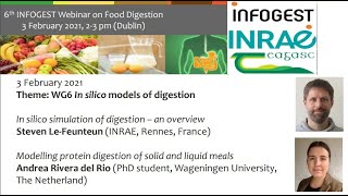 6th International Infogest Webinar on Food Digestion In silico models of food digestion [upl. by Sylirama367]