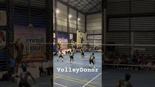 Spike 😮 Defence 🔥 Setting 😮 volleyday volleydonor allindiavolley spike volleyball india [upl. by Nimar]