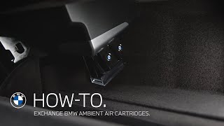 Exchange BMW Ambient Air Cartridges  BMW HowTo [upl. by Aicenod86]