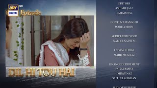 Dil Hi Tou Hai Last Episode 31 Teaser Promo Ali Ansari  Zoya Nasir  Ary Digital Dilhitouhai [upl. by Prinz]