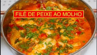 FILÉ DE PEIXE AO MOLHO COM LEITE DE COCO [upl. by Eonak]