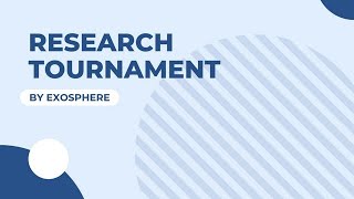 EXOSPHERE Research IBR Tournament [upl. by Nerak]