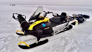 NEW 2023 Ski Doo Skandic Snowmobile Walk Through  My NEW Ice Fishing Snowmobile [upl. by Bausch]