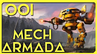 Rundentaktik mit modularen Mechs  001  Mech Armada  Deutsch  German Lets Play [upl. by Ahsenahs]