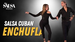 Learn cuban Salsa The Enchufla [upl. by Hellah]