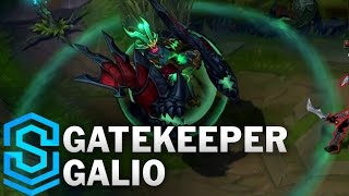 Gatekeeper Galio Wild Rift Skin Spotlight [upl. by Galven65]