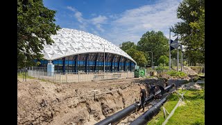 Regionieuws TV Zwembad De Blinkerd in Scheveningen verduurzaamd verwarming voortaan met rioolwater [upl. by Purse]