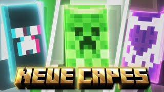 So bekommst DU die 3 NEUEN Minecraft Capes Twitch TikTok amp Creeper Cape [upl. by Nnylak932]