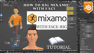 Blender  Rigging Mixamo Characters with Seamless Face Integration Tutorial [upl. by Ennayar]