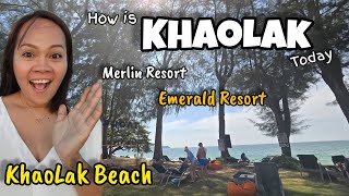 How is khaolak today  Khao Lak Beach  nearby Merlin Resort Thailand 🇹🇭 [upl. by Germano]