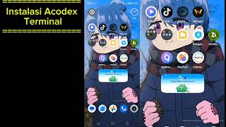 Tutorial Instalasi AcodexTerminal Tutorial setup awal apk Acode [upl. by Wira]