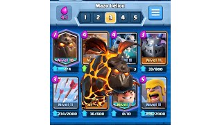 Mazo de sabueso de lava  Clash Royale [upl. by Ojillek]