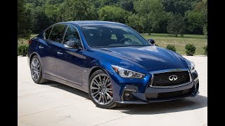 INFINITI Q50 RED SPORT 400 2018 060 and 0100 MPH [upl. by Kayley449]