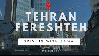 Driving with me in IRAN  Drive in Super Luxury Streets at Tehran  Fereshteh  TehranElahiyeh [upl. by Sidalg928]