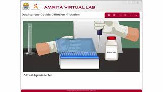 Ouchterlony Double Diffusion Titration [upl. by Kooima]